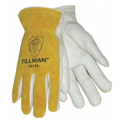 Tillman 1414 Top Grain/Split Cowhide Drivers Gloves, Medium