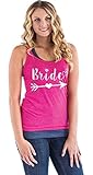 Shop4Ever® Bride Heart Arrow Women's Racerback Tank Top Wedding Tank Tops