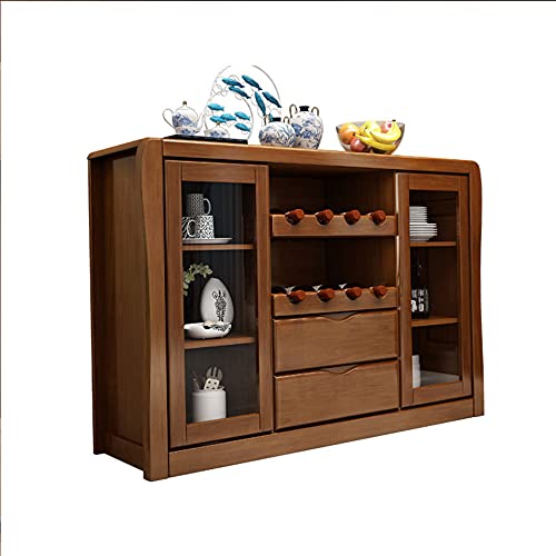 QINJIE Gabinete de Almacenamiento Multifuncional, Mesa de Buffet con aparador de Almacenamiento, gabinete de Vino de Cocina casera Moderna, para Comedor, Sala de Estar, Entrada, Dormitorio