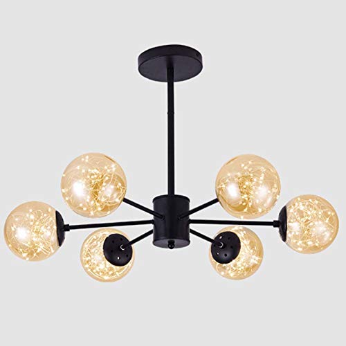 Lustre en cristal de luxe noir pour illuminer un salon sombre