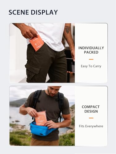 Image of SaphiRose Disposable Rain Ponchos Emergency Clear Poncho