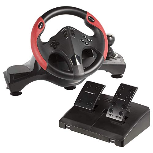 Konix Drakkar Styri Volant Pc Usb Pedalier Avec Levier De Vitesse Vibration Deux Moteurs Volant Gaming De Course Boite De Vitesse Rotation