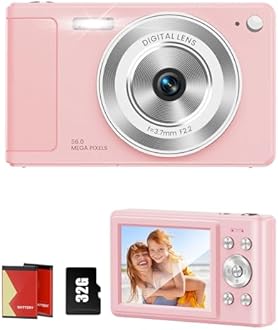 Digital Camera Pink 1080P
