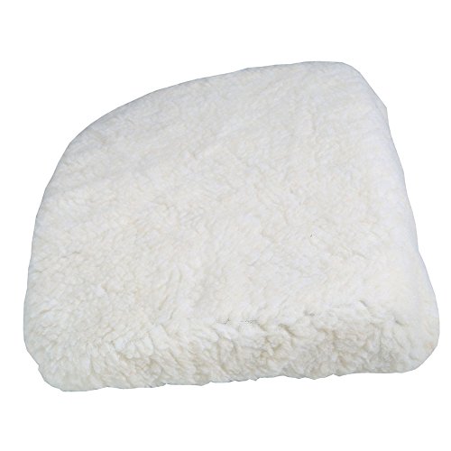 Car Boost Seat Cushion - White Fleece