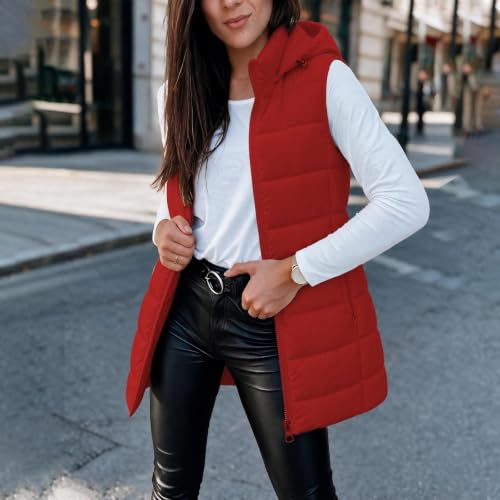 Vests for Women Soft Lightweight Zip up Sleeveless Quilted Vest - image 2