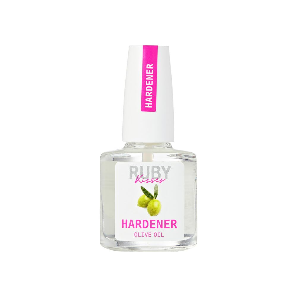 Ruby Kisses Nail Hardener with Olive Oil & Vitamin E for Brittle Weak Nails