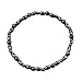 Produktbild Swiftswan Fashion Magnetic Stone Leg Anklets Bracelet Men Women Black Ankle Bracelet Gifts Lose Weight Feet Bracelet Jewelry