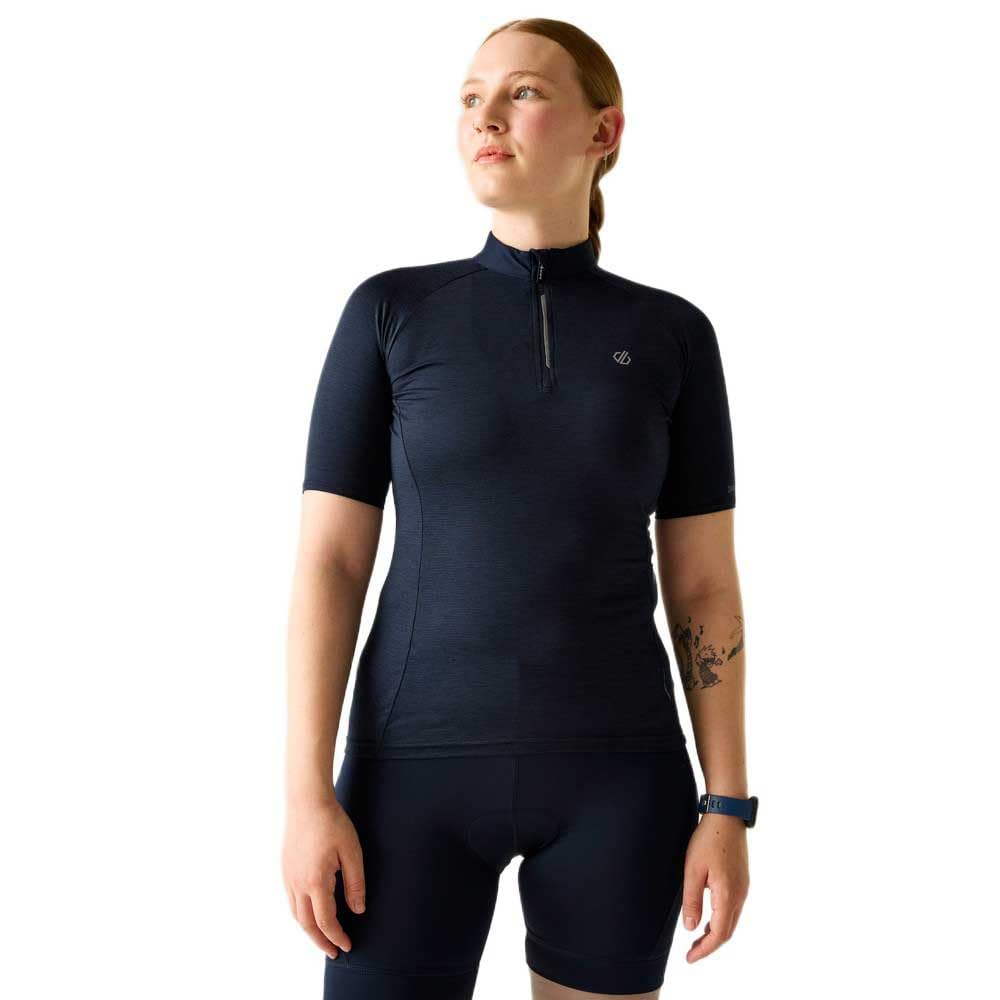 Dare2b Women's Pedal Through It II Cycling Jersey, Lightweight Reflective Bike Top