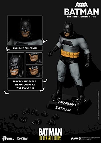 Beast Kingdom The Dark Knight Returns: Batman Dah-043 Dynamic 8-Ction Heroes Action Figure, Multicolor #TOP4