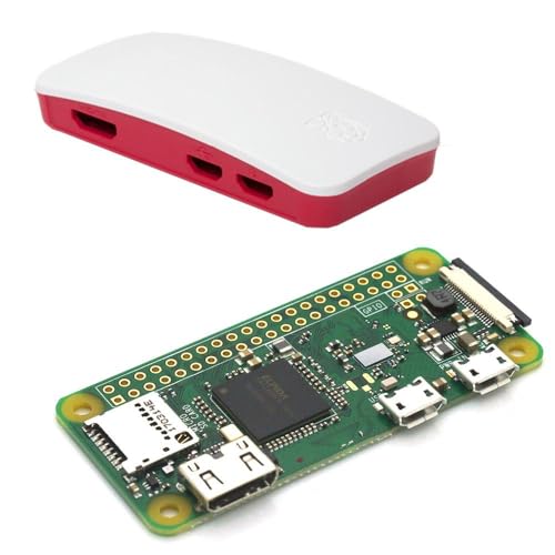 Raspberry Pi Zero W Starter Kit mit offiziellem Gehäuse rot/weiß
