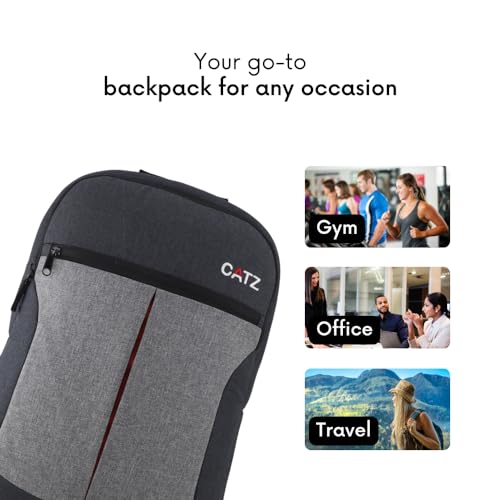 Image of CATZ 17 Litres inchMedley inch Trendy Two-Toned Backpack (Fits 15.6 inch Laptops, Multicolor)