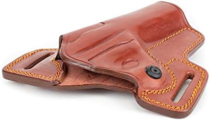 for Ruger Mark IV Lite 22/45 Combat Master Owb Leather Gun Holster Detail