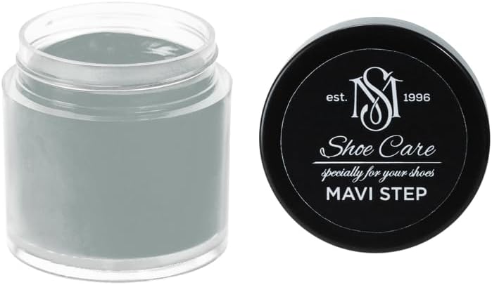 Universal Leather Dye - NCS S 4005-B80G Sage Grey Dark - High Coverage Leather Paint for Shoes, Bags, Canvas & Sneakers by MAVI STEP - 1.70 fl oz / 50 ml