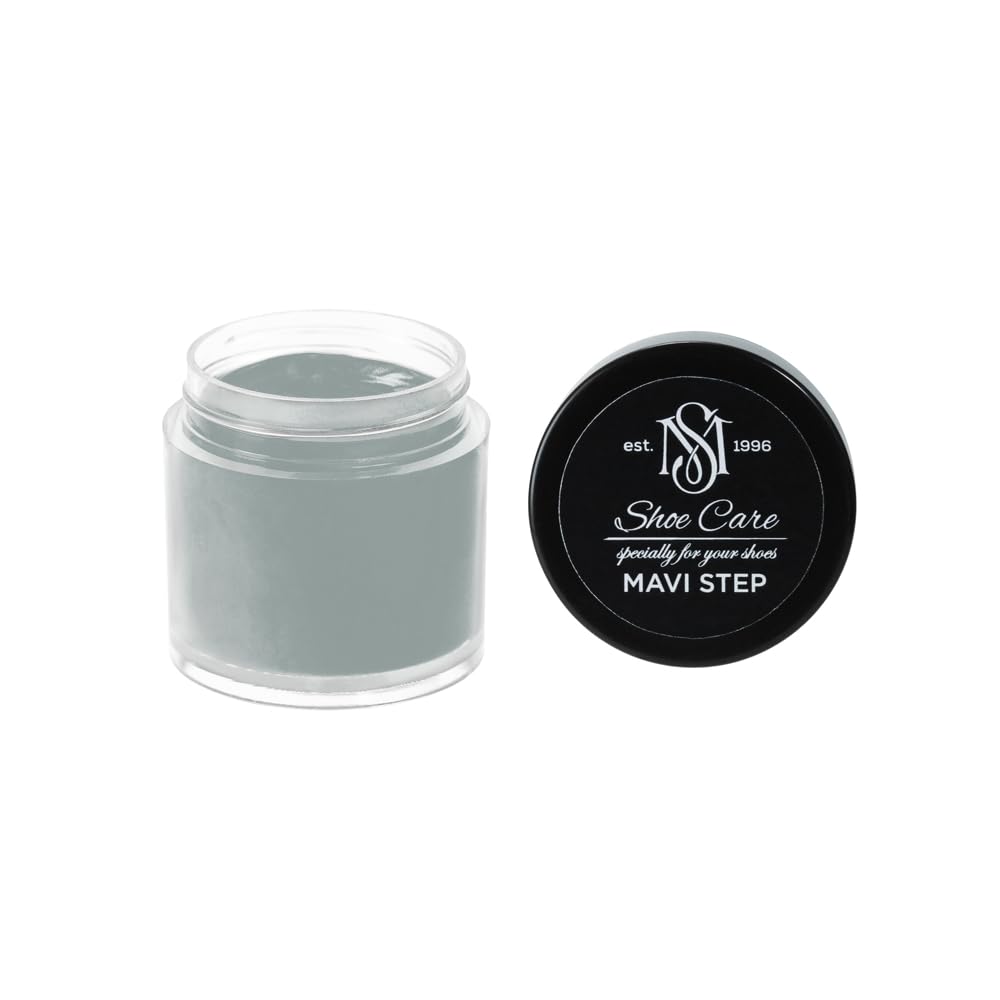 Crème Réparatrice Comblante Cuir MAVI STEP Gris Sauge - Restaurez Votre Canapé et Auto