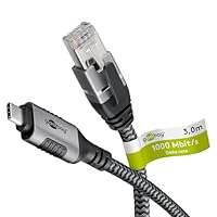 goobay LAN-Adapter Ethernet-Kabel USB-C 3.2 Gen2 Stecker > RJ-45 Stecker