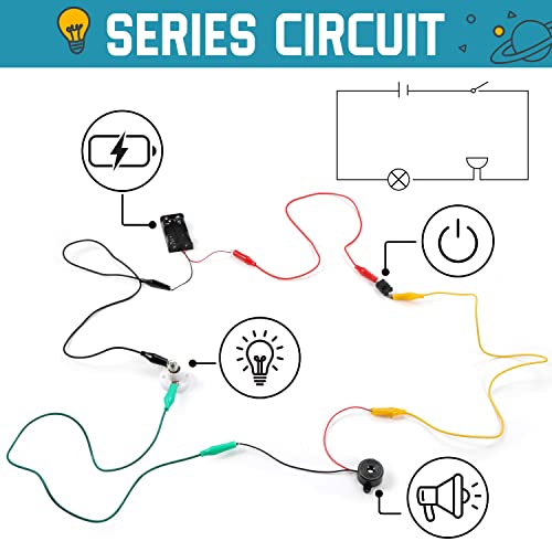 Sntieecr Electric Circuit Motor Kit with Solar Panel, Solar Motor Kit for Kids Science Experiment Educational Montessori Learning Kits, DIY STEM Science Project for Boys and Girls