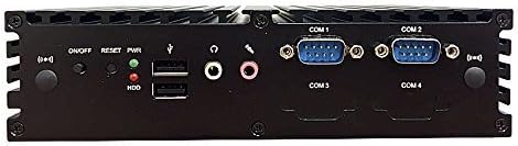 Jetway JBC375F532W-2930-B Intel Celeron N2930 Quad Core Fanless PC with 8GB DDR3L RAM, 2.5" SATA Drive, Dual LAN, Wi-Fi, DVI, SIM Slot