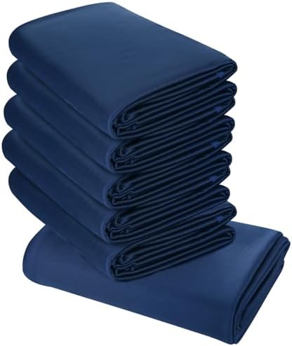 10ftx30ft Royal Blue Thick Wrinkle Free Backdrop Curtain Panels for Parties, 6 Panels 5ftx10ft Polyester Photography Backdrop Drapes, Wedding Birthday Party Baby Shower