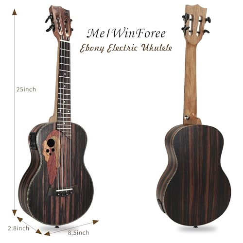 26-inch electric ukulele beginner bundle  left-handed friendly with amp gig bag and accessories