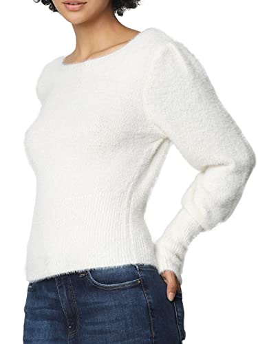 Image of Only Women's Nylon Blend Round Neck Sweater