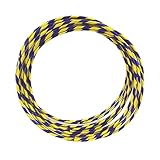 Mardi Gras Spot 24' Hula Hoop - Purple and Gold Glitter (Dozen)