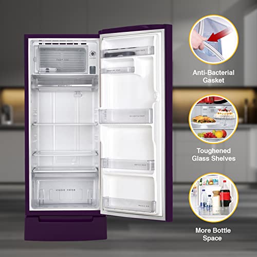 Image of Whirlpool Ice Magic PRO 200 L 3 Star Direct-Cool Single Door Refrigerator (215 IMPRO ROY 3S, PURPLE MULIA)