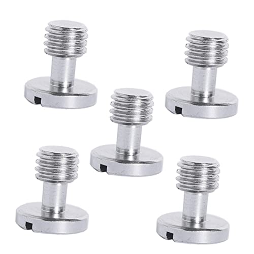 Tornillos 3/8 de hierro niquelado pulido para placas de trípode
