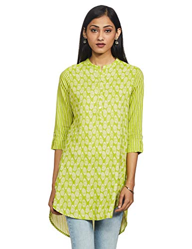 Image of Max Women's Printed High-Low Kurta