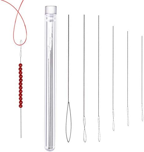 18 Aghi Per Perline, 12 Aghi Per Perline A Occhio Grande E 6 Aghi - Foto 7