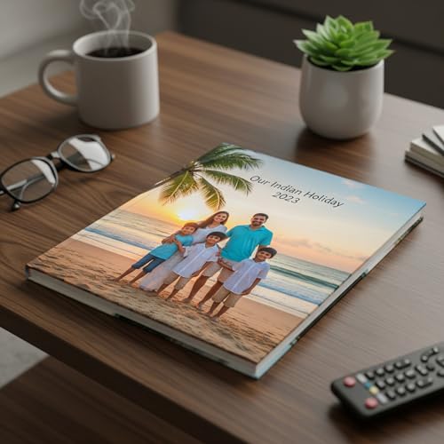 Image of Customized Photo Album (8x10 Inches | Portrait) - 24 Pages - Hard Cover Photobook - Gift for your loved ones