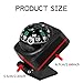 SWQS Upgraded Car Compass,2.6x2.2x2.1 Car Compass Dashboard with Adjustable Angle, Portable Compasses for Car Dashboard Auto Accessories for Camping, Travel, Hiking Universal HD Digital Compasses Ball