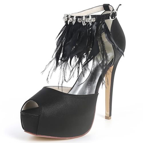 Escarpins en satin à talon chaton pour briller en soirée chic