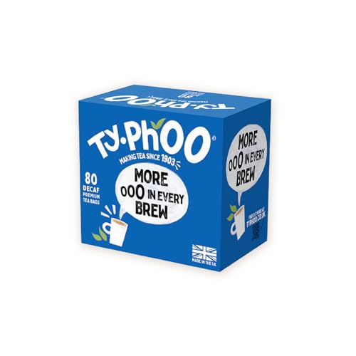 Typhoo Decaf (More In Every Brew) 80 Premium Teabags (Pack of 2)