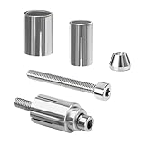 YTFRL Motorcycle Bar Ends Mounting Screw Set, 13mm-19mm Motorcycle Handlebar Expansion Screws Powergrip Bar End Set, Professional Handguard Handle Ends Expand Screws Accessories