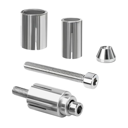 YTFRL Motorcycle Bar Ends Mounting Screw Set, 13mm-19mm Motorcycle Handlebar Expansion Screws Powergrip Bar End Set, Professional Handguard Handle Ends Expand Screws Accessories