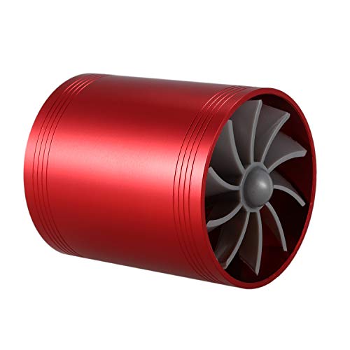 Mautacly Double Turbine Turbo Charger Air Intake Gas Fuel Saver Fan For Car thumb #6