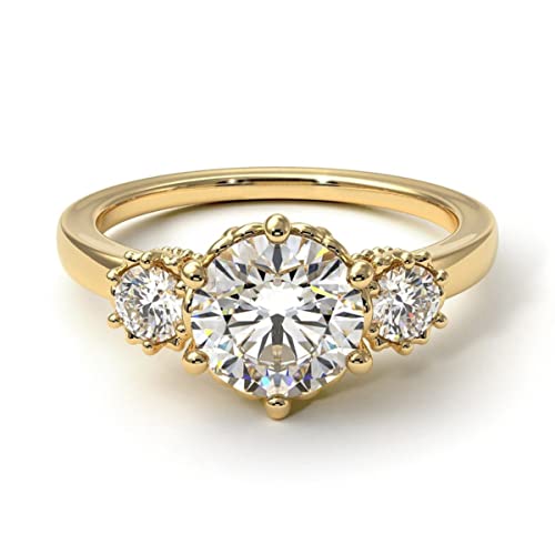 Bague zircone cubique ajustement parfait tailles 47 à 70