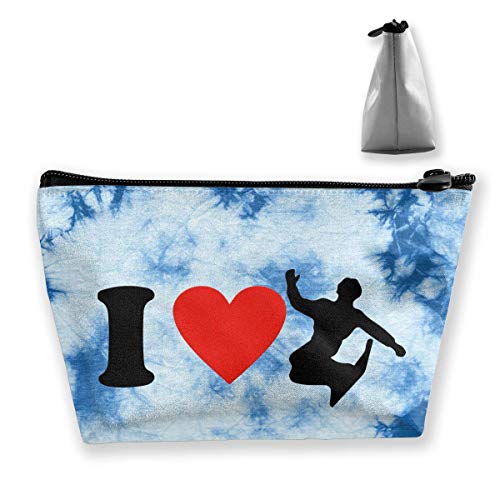 Preisvergleich Produktbild Ich Liebe Snowboard-Reise-Kosmetik-Taschen-Fede...