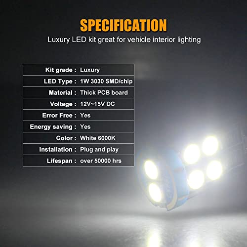 Kit de 18 LED blancos para interior Lexus GX470 2003-2009 miniatura 4