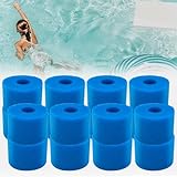 🏊【Application】Notre Filtre lavable en mousse convient aux Type S1 et la plupart des filtres de piscine du marché,gardez la piscine, l'aquarium et le spa propres.Nous vous recommandons de le changer une fois à deux semaines pour obtenir un meilleur effet de filtration pour garder la piscine propre.