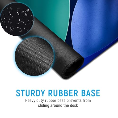 Image of XL Extended Gaming Mouse Pad | XXL Large Desk Mat 60x30cm for Laptop & PC | Non-Slip Rubber Base, Waterproof, Durable & Smooth Surface | Office, Gaming & Study, asthetic