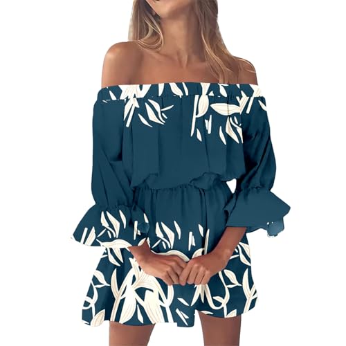 Robe de soirée imprimé floral pour femme chic et décontractée