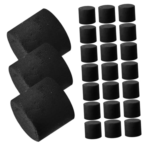 GARVALON 25 Pezzi Di Carbone Profumato Per Barbecue Carbone Per Grigliare Carbone Di Legna Piccole Compresse Di Carbone Luce Istantanea Disco Di Carbone Accessori Per Barbecue Per Fumare