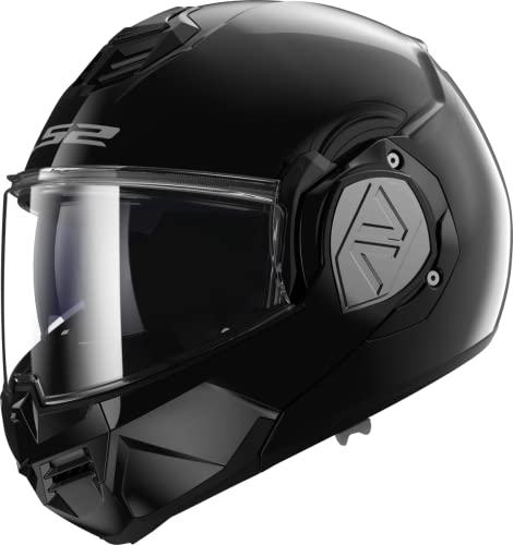 LS2, Casco Moto Modulare ADVANT SOLID Gloss Black, M