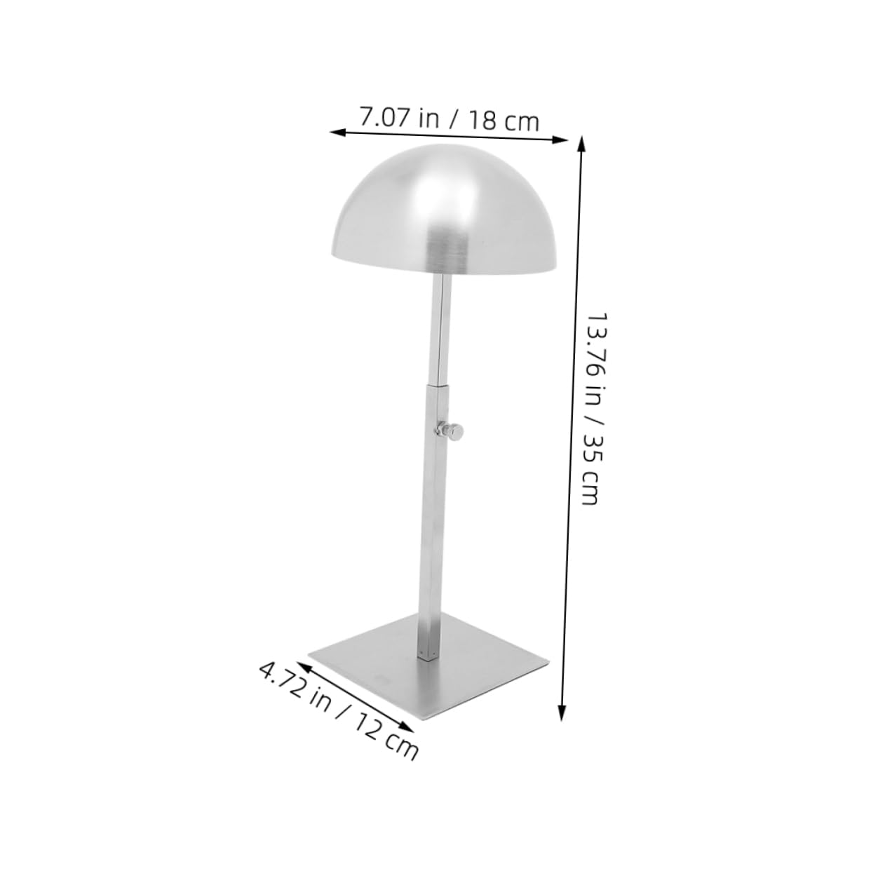 Cabilock Hat Display Rack for Caps Wigs Helmets Elegant Design for Vendors Salons Retail Spaces Compatibility Sleek