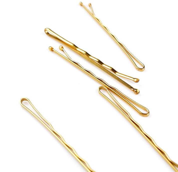 GOOD STUFF Forcine in metallo per capelli. 30 pezzi di fermagli da 5 cm per acconciature capelli. (Biondo)
