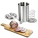 Stainless Steel Ham Maker Meat Press Cooker for Making Healthy Homemade Deli Meat with Thermometer - Kitchen Bacon Pressure Cookers Boiler Pot Pan Stove