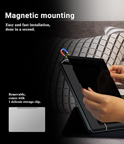 Filmext Magnetic Ipad Pro Privacy Screen Protector For Ipad Pro 11" M1/Ipad Air 5 2022 M1 10.9"/Air 4 2020, Ipad Pro 11/10.9 Screen Protector,Removable Anti Glare Anti-Spy Filter [Landscape Privacy] #TOP1