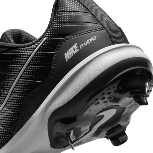 Nike DJ6516-010-12 Mens Alpha Huarache Varsity 4 Low Metal Baseball Cleats thumb #4