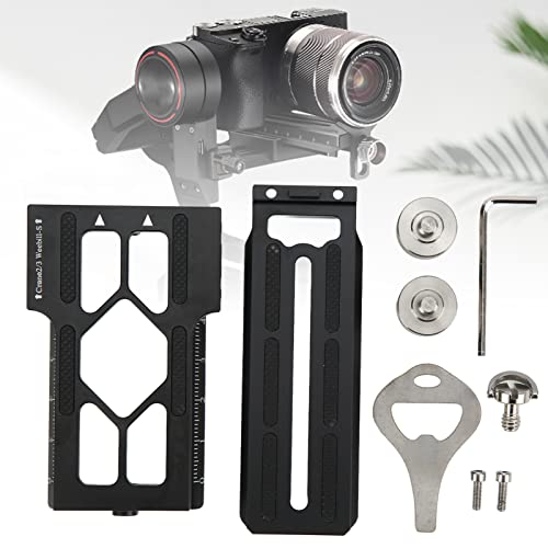 L Bracket Camera,Vertical Horizontal Switching Tripod Quick Release Plate with 1/4in Screw Hole Arca Port for Zhiyun Weebill S for Crane 2/3 Stabilizer - Image 4